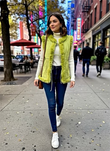 Revue Suede And Fur Vest