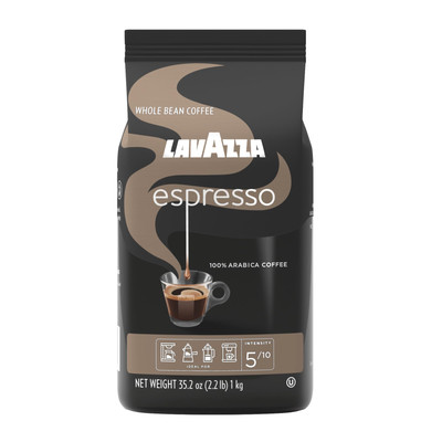 Lavazza Espresso Whole Bean Coffee Blend, Medium Roast, 2.2 Pound Bag (Packag...