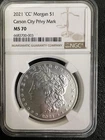 2021-CC Morgan Silver Dollar NGC MS70