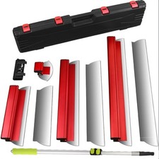 9pcs Drywall Skimming Blade Set with 75-150CM Extension Pole for Wall Ceiling