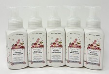5 NEW BATH  BODY WORKS WHIPPED WHITE COCOA GENTLE CLEAN FOAMING HAND SOAP WASH