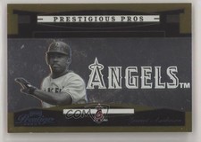 2005 Playoff Prestige Prestigious Pros Gold 50/50 Garret Anderson #PP-16 r7q