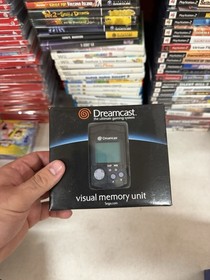 🔥 Official Sega Dreamcast Clear Black VMU HKT-7000 Memory Card BRAND NEW!  🔥