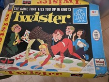 Twister 1966 Arrow Games Party Board Game Vintage. Well Used Sold As Spare Parts
