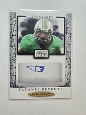 2021 Sage Premier Draft Red Rookie Autograph Tavante Beckett Auto Card #A22 AA36