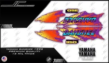 1995 yamaha banshee full graphics kit decals stickers THICK AND HIGH GLOSS