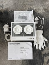 Transparent Small Transparent Speaker White S...