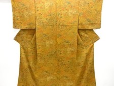 7537684: JAPANESE KIMONO / KOMON / CHIRIMEN