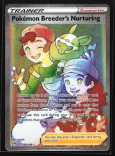 Pokemon Breeder's Nurturing 195/189 Darkness Ablaze Secret Rare Pokemon Card