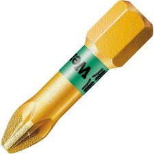 Image of Wera 05056702001 BiTorsion Diamond Hard Bit For Pozi Screws PZ2 x 25mm