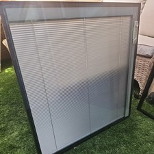 Toughened Glass units,Magnetic silver Integral Blinds collection only upvc x1