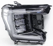 OEM GMC Yukon SLE, SLT, XL Right LED Headlamp 84898700 - Tab Missing