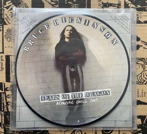 Bruce Dickinson - Tears of the Dragon 7" Picture Disc - Unplayed - Iron Maiden