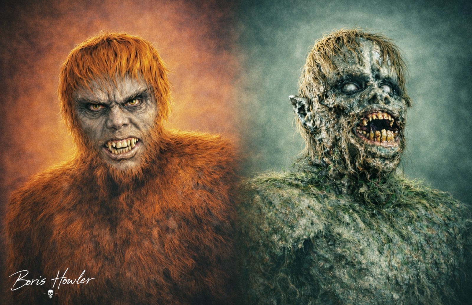 Boris Howler The War of the Gargantuas 11X17 Art Print SIGNED CULT