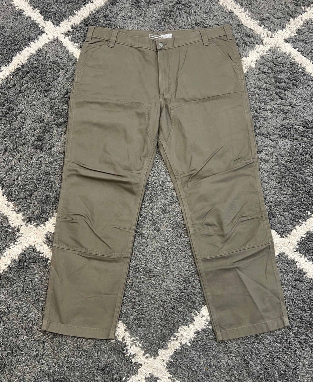 Carhartt Double Front Utility Pants Rugged Flex Relax Fit BN2802-M Mens - 42x32