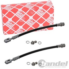 2X FEBI BILSTEIN BREMSSCHLÄUCHE HINTEN BEIDSEITIG PASSEND FÜR AUDI Q3 SEAT