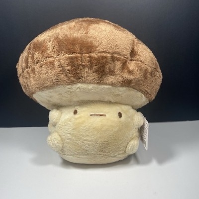 NWT Fluffnest Puff Pals Gus Shlitake Mushroom Stuffed Plush Doll P001 9''
