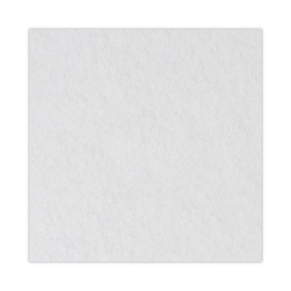 Boardwalk 4017WHI 17 in. Diameter Polishing Floor Pads - White (5/Carton) New