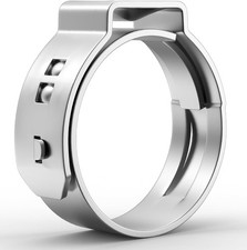 Bates- PEX Cinch Clamp Rings, 1-Inch, 50 Pack, Stainless Steel, Pex Clamps