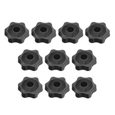 Clamping Handle Screw Knobs Handle M6 Threaded Star Shape 10pcs