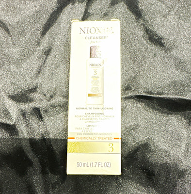 NIOXIN System 3 Cleanser Shampoo Fine Chemically Treated Hair Travel 50 mL