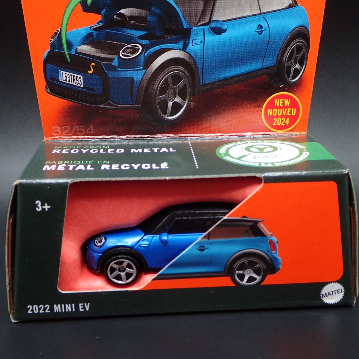 2024 MATCHBOX MOVING PARTS 2022 MINI COOPER EV CAR WITH OPENING