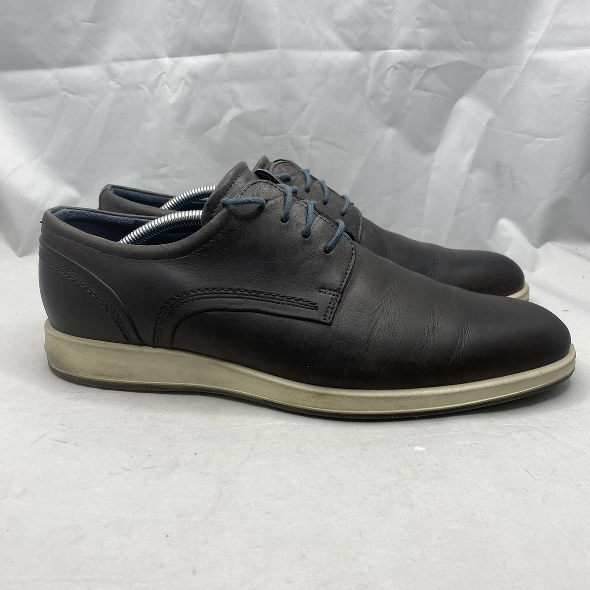 Ecco Jared Oxford Causal Dress Shoes Mens Size 10 EU 44 Cerulean