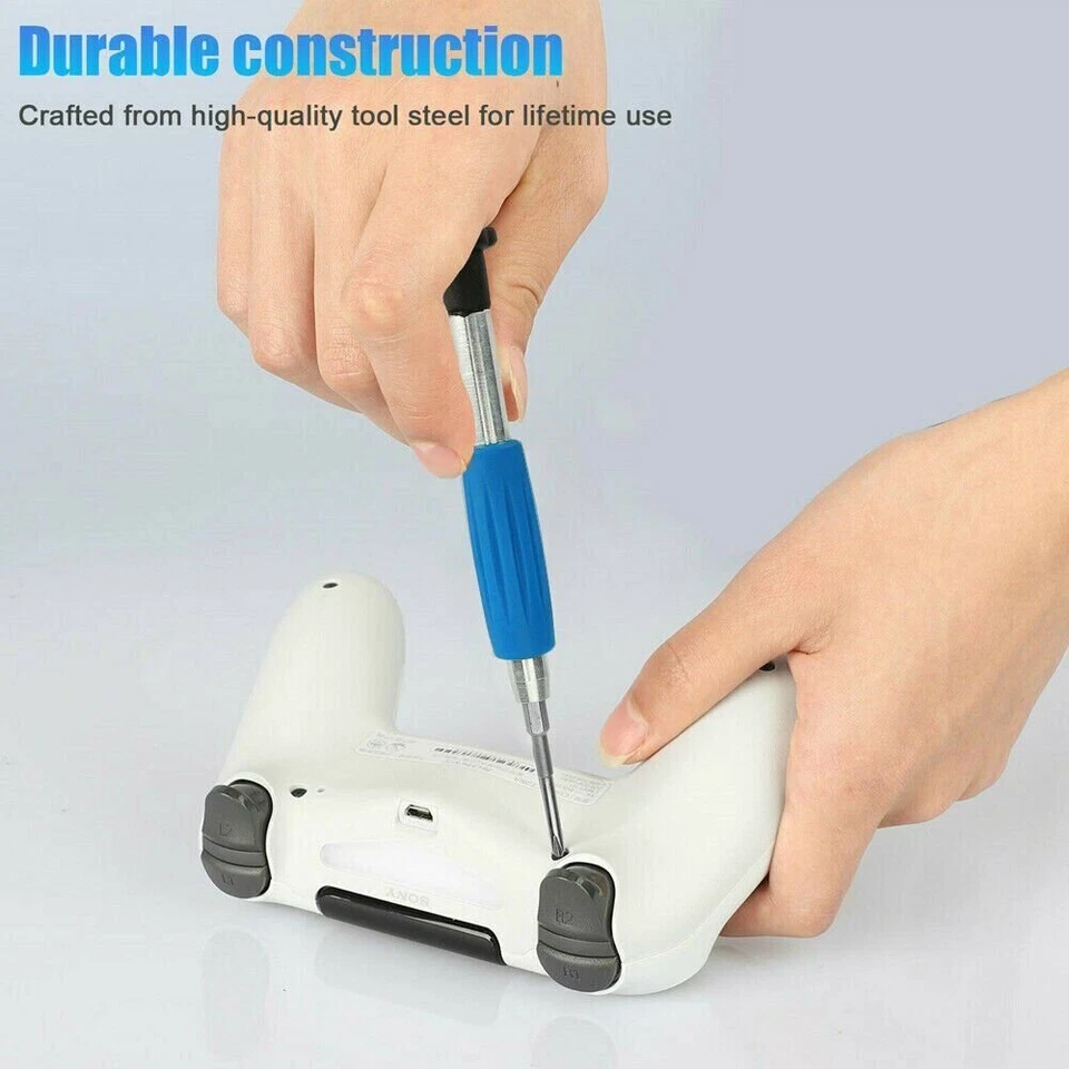 For Nintendo Switch SNES N64 NES Wii Triwing Screwdriver Repair Tool Kit 10 in 1 - Image 2 of 4