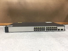 Cisco Catalyst 3750 WS-C3750V2-24PS-S V04 24 Port PoE Ethernet Switch, RESET