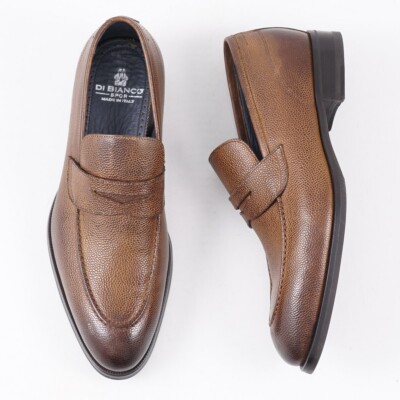 Di Bianco Gallo Brown Leather Penny Loafers 3-25-24diBianco-105.jpg?v=  main image 4