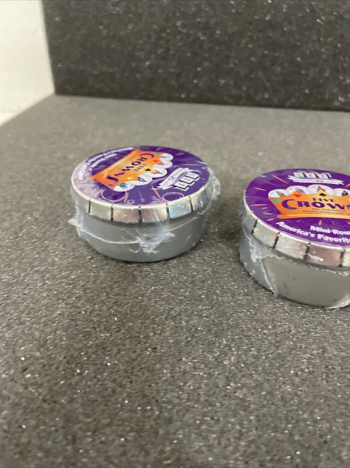 New Five Crowns Mini Round Card Game Tin Pocket Travel Size, Gift Collectible X2 - Image 4 of 4