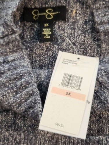 Jessica Simpson Kaida Cutout SweGr XXL Trendy Plus Size Kaida Cutout Pullover Boh - Bild 6 von 8