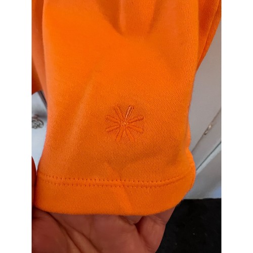 Neu ohne Etikett Isaac Mizrahi Essentials Shirttail Saum T-Shirt, 100 % Baumwolle, orange Pop, Medium - Bild 8 von 8