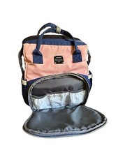 Large Changing Mummy Bag Nappy Diaper Crib Backpack Baby Bed Folding AU