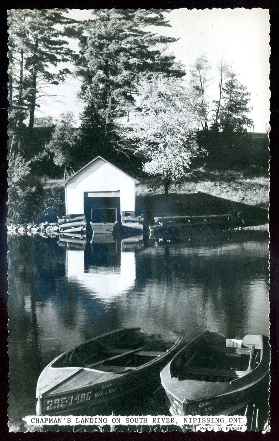 NIPISSING Ontario 1950s South River Chapman's Landing. Real Photo