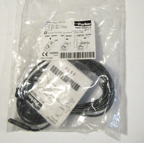 Parker P8S-GRFLX Sensor Reed, 3m NEW