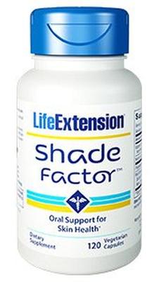 TAKE OFF $12 NOW! TWO PACK SALE Life Extension Shade Factor Skin Health 120 cap