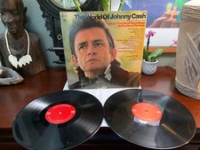 JOHNNY CASH: The World Of LP 2 LPs, 2-eye labels, GP 29 Country COMPLETE Rare