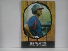 2003 Bowman Heritage Black Facsimile Signature Ben Francisco #211 Rookie RC