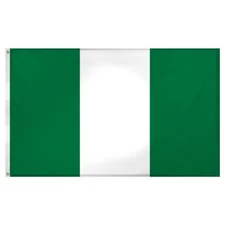 Flag Gallery 3x5 Foot Nigeria Flag Nigerian National Flags Polyester 3X5 Ft