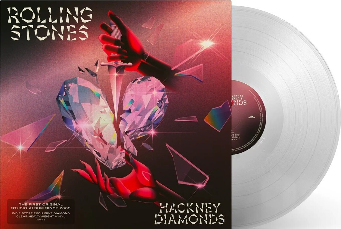 The ROLLING STONES® CLEAR VINYL [2023]- HACKNEY DIAMONDS® Sealed