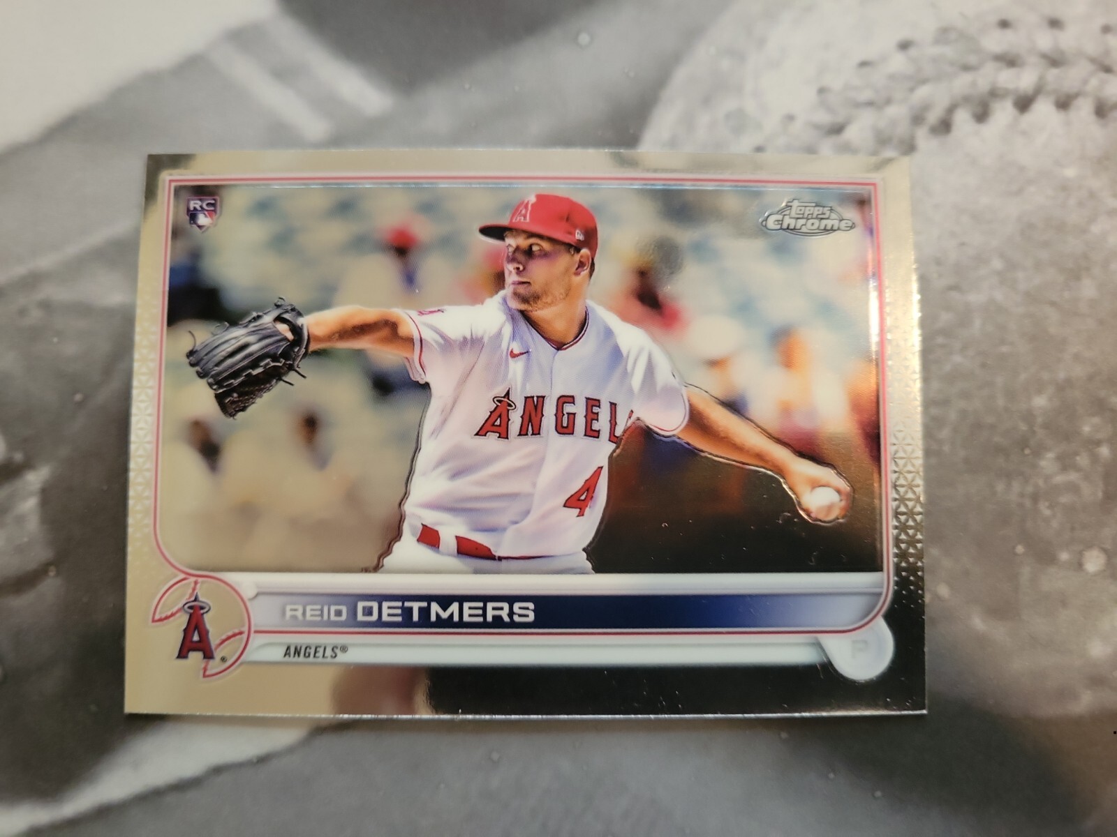 2022 Topps Chrome Reid Detmers Rookie Card RC  #79 - Los Angeles Angels