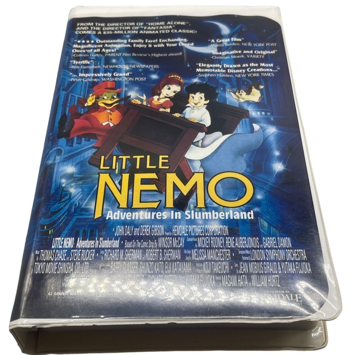 little Nemo adventures in slumberland VHS tape Hemdale home