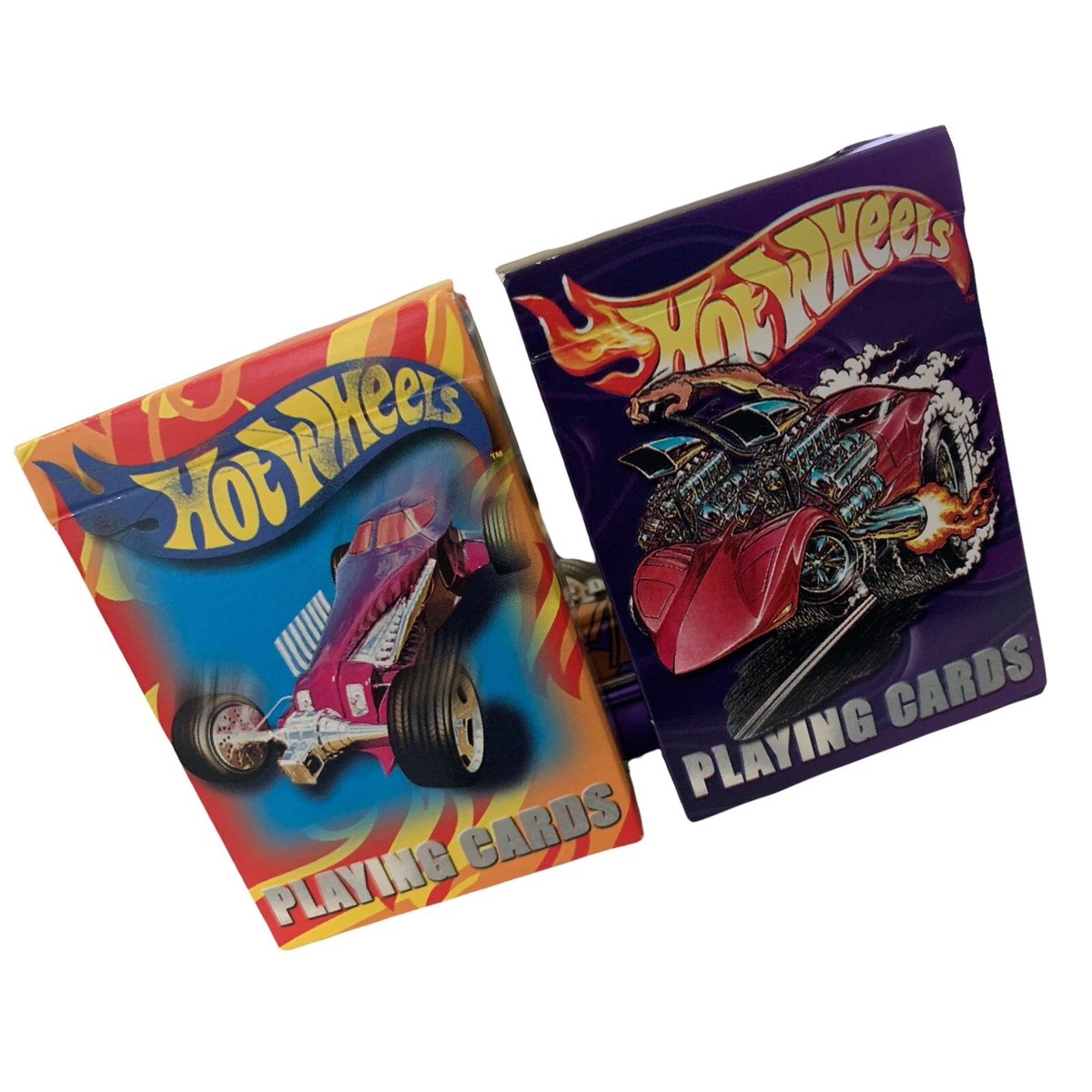 Hot wheels sales playing cards