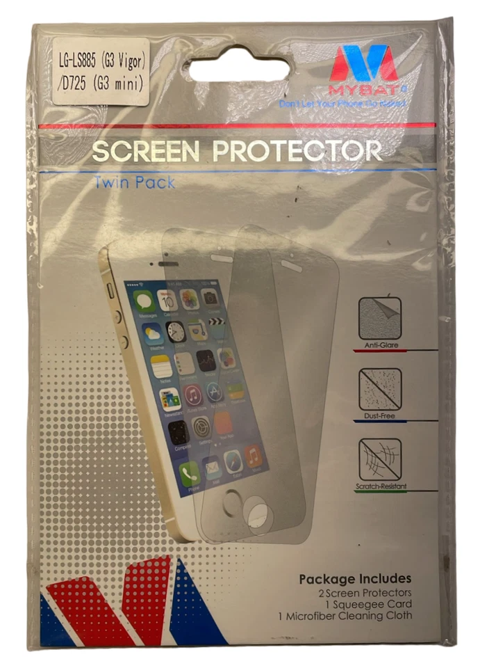 Protector de pantalla MyBat para LG D725 (G3 Mini) - transparente Foto 2 de 4