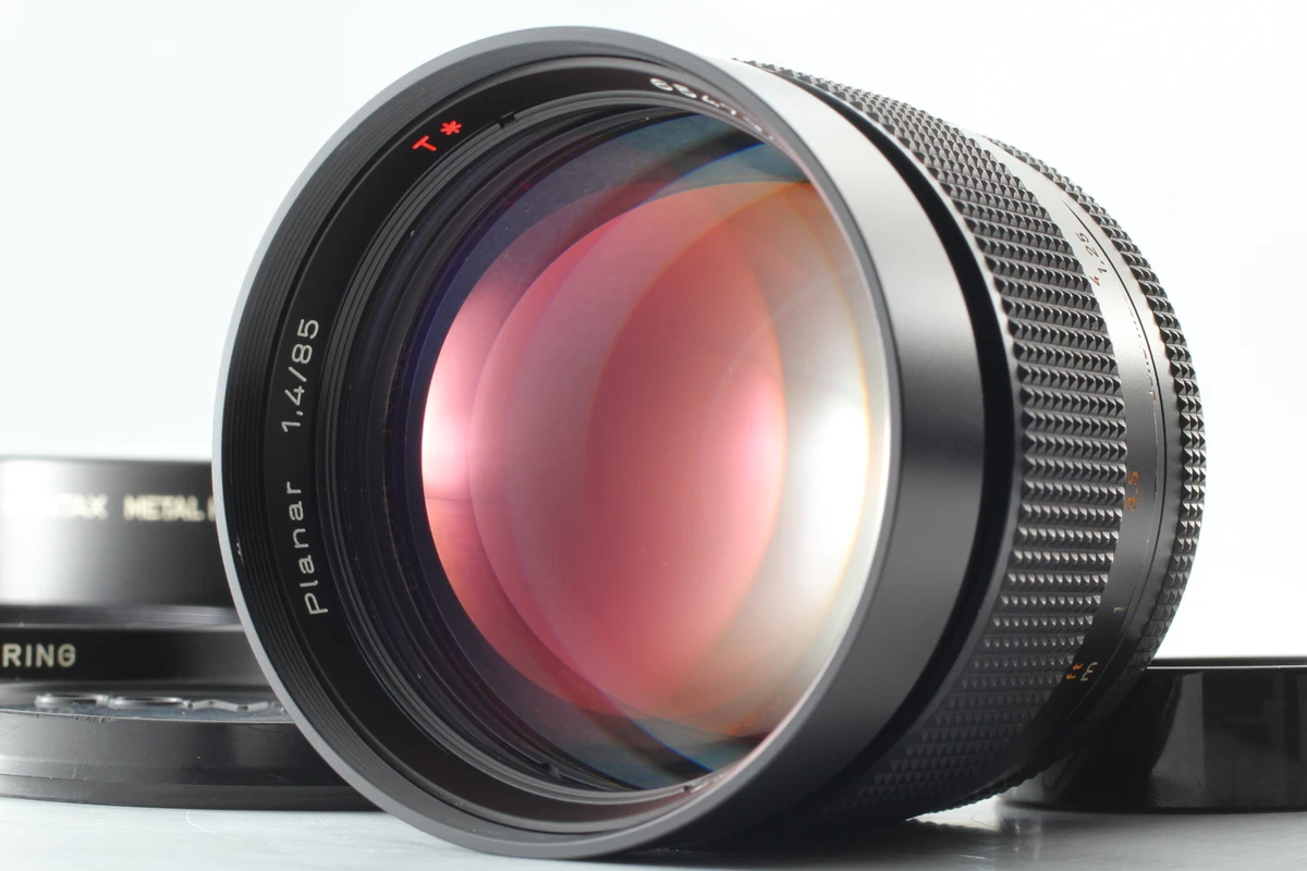 AEG [Near MINT w/ Hood] Contax Carl Zeiss Planar T* 85mm f1.4 Lens
