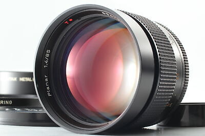 AEG [Near MINT w/ Hood] Contax Carl Zeiss Planar T* 85mm f1.4 Lens 