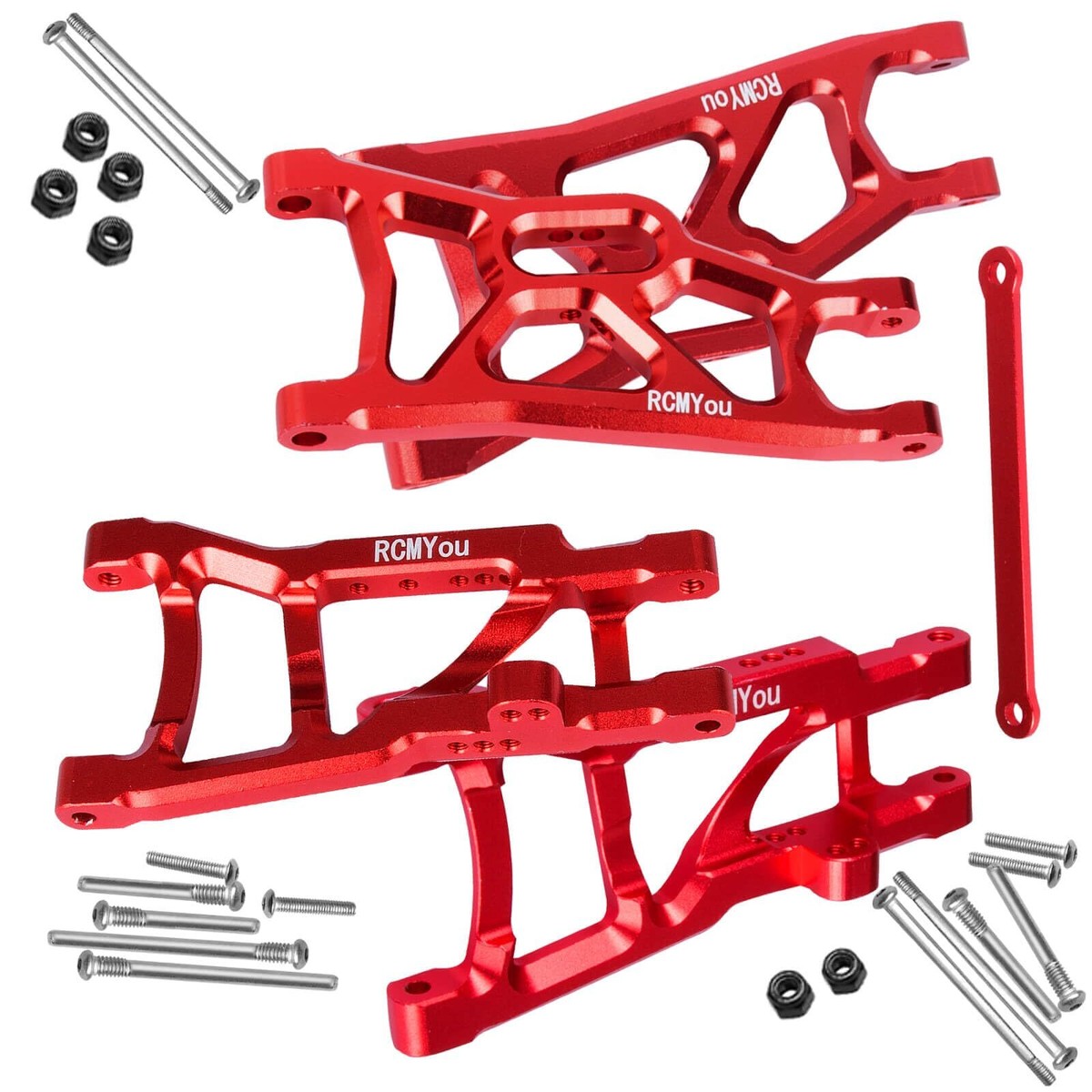 RC Model Aluminum Rear Arm Brace For 1/10 Stampede 4X4 – CNC Machined Upgrade Part | Durable Hop-Up Accessory - View #9