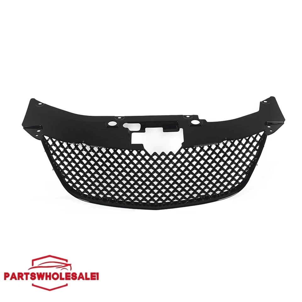 Fits 2007-2010 Chrysler Sebring Honeycomb Front Hood Bumper Grille Gloss Black Foto 2 de 4