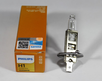 2pc PHILIPS H1 12258PR 12V55W +30% P14.5s lamp premiun vision headlights bulb